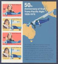 50th Anniv. of 1st Trans-Pacific Flight Australia, 1978